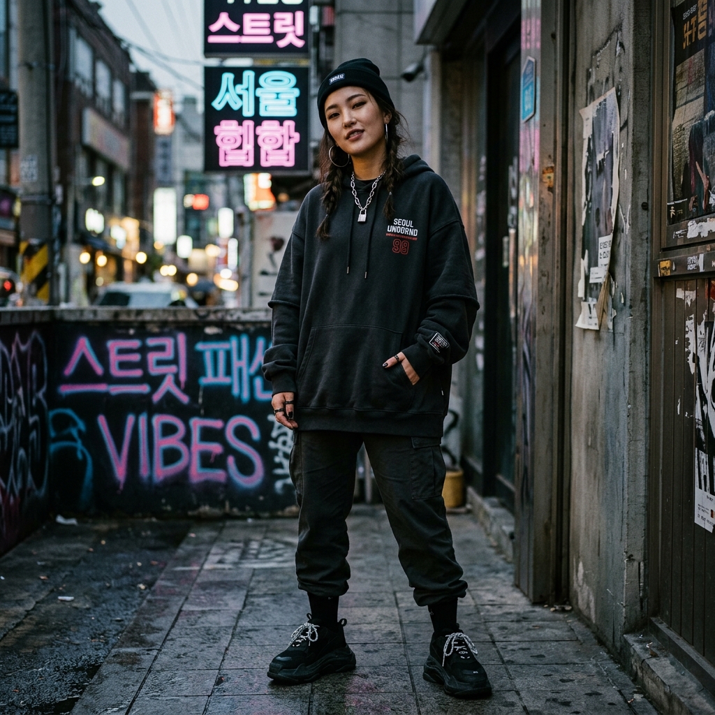 오버핏 후드